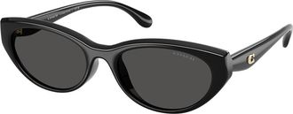 Coach HC8456D CDP42 Asian Fit 500287 Womens Sunglasses Black Size 55