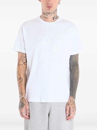 Dime cursive-logo T-shirt - unisex - Spandex/Elastane/Cotton - L - White
