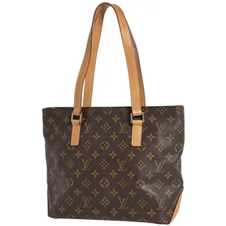 Louis Vuitton Brown Monogram Shoulder Bag Tote Bag (Pre-Owned)