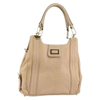 Chlo&eacute; Pre-owned Handbags, female, Beige, Size: ONE SIZE Pre-owned Tote Bag