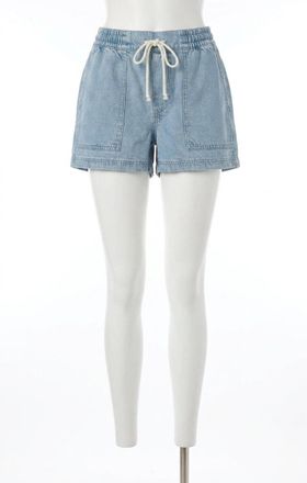 Z Supply Summerland Denim Short In Light Vintage Indigo