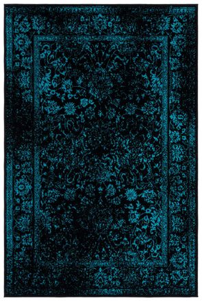 Safavieh Alfombra negro/azul 155 x 229 cm