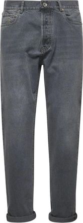 Brunello Cucinelli Uomo, Jeans, Grigio, XL, new