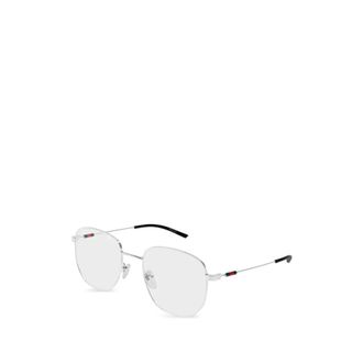 Gucci Glasses, unisex, Gray, Size: 53 MM Eyeglasses