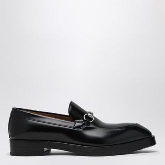 Gucci Black moccasin with buckle