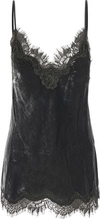 Gold Hawk Tops, Dames, Grijs, XS, Velvet Coco Bias Cami