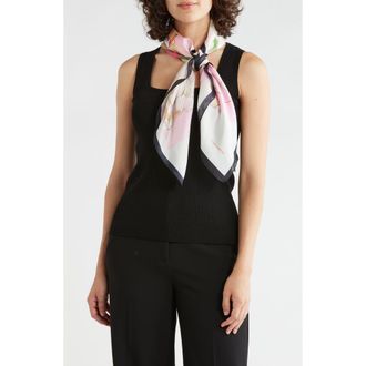 Vince Camuto Peony Square Scarf in Pink at Nordstrom Rack