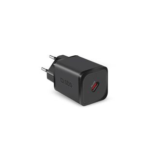 SBS Sbs Tetrgan1c45w Cargador De Dispositivo M&oacute;vil Auriculares, Port&aacute;til, Smartphone, Reloj Inteligente, Tableta Negro Corriente Alterna Carga R&aacute;pida Inte