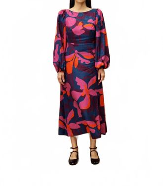 FRNCH Stendhal Dress In Geo Flowers