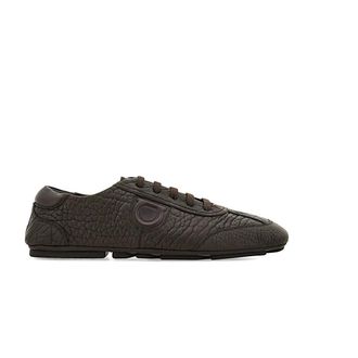 Ferragamo Trainers - male - Ferragamo - Laced Shoes - Brown - 9 1/2 UK - Shoes