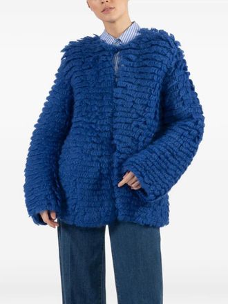 SA SU PHI textured jacket - Blauw