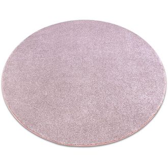 RugsX Rugsx - Alfombra San Miguel Rubor Rosado 61 Llanura Color S&oacute;lido Pink Circulo 100 Cm