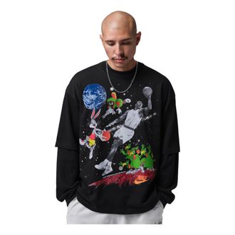 Nike Jordan Air Jordan Flight Space Jam Vault 1996 T-Shirt Black IX4741-010