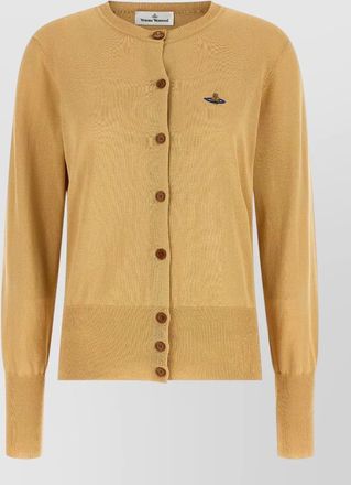 Vivienne Westwood bea knit cardigan long sleeves ribbed trims