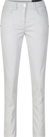 Luisa Cerano Dames, Broeken, Grijs, Maat: 3XL Denim