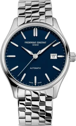 Frederique Constant Classics Index Automatic 40mm - men - stainless steel/Sapphire Crystal - One Size - Blue