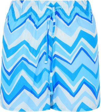 M Missoni Striped Dolphin Hem Shorts
