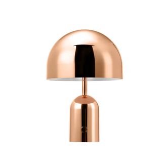 TOM DIXON Bell LED Tischleuchte mit Akku, kupfer