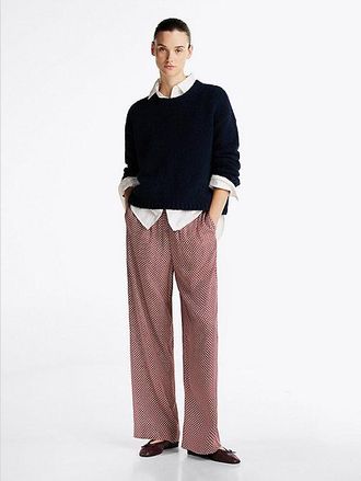 Tommy Hilfiger Geometric Print Relaxed Trousers