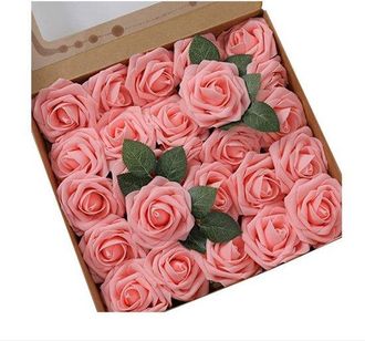 OEM Rosas Artificiales, Para El D&iacute;a De San Valent&iacute;n, El D&iacute;a De La Madre, Bodas, Baby Showers, Aproximadamente 20 Cm De Largo, 8 Cm De Di&aacute;metro