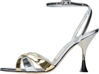 3Juin 3Juin, Schoenen, Dames, Grijs, 37 1/2 EU, Leer, Noeli 095 Sandalen
