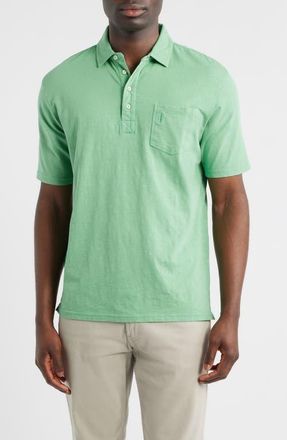 Johnnie-O Coastal Wash Original Pocket Polo in Honeydew at Nordstrom, Size Xx-Large
