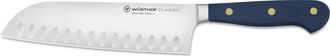 W&uuml;sthof Classic 7-Inch Hollow Edge Santoku in Blue at Nordstrom