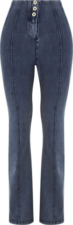 Freddy Jeggings WR.UP flare vita alta con bottoni e impunture