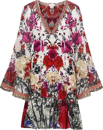 Camilla Rose Reign A-Line Panel Jurk - Dames - Korte kleedjes - Veelkleurig - S - Kleedjes