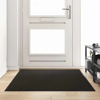 vidaXL Tappetino Nero 120 x 180 cm Polipropilene e vinile - Vidaxl
