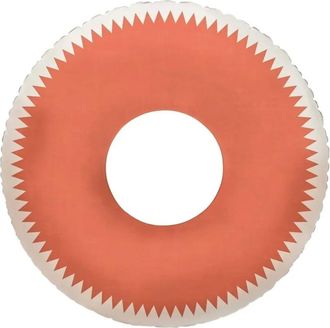 Sunnylife spike-print pool ring - unisex - Plastic - One Size - Orange