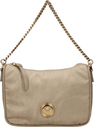Versace Borsa a spalla Medusa Head Jacquard - - Bags - Donna - Beige - ONE SIZE