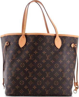 Louis Vuitton Neverfull NM MM canvas shopper met monogram - Bruin