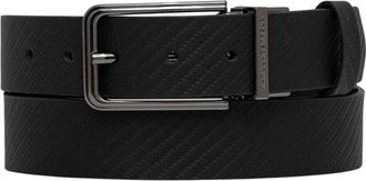 Karl Lagerfeld Leren Riem - Heren - Riemen - Zwart - 90 CM - Leer - Accessoires