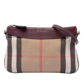 Burberry Pre-owned Cross Body Bags, female, Brown, Size: ONE SIZE Pre-owned Peyton Crossbody Bag