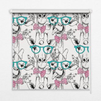 Tulup Tenda A Rullo Interna Per Finestra - Tenda Filtrante Luce - Tenda Privacy - Tenda Decorativa Rettangolare - Rullo Per Interni - (100 Cm X 100 Cm) - Gi