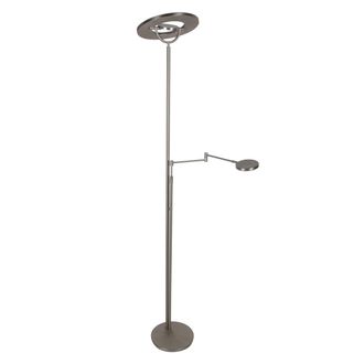 Steinhauer L&aacute;mpara De Pie - Acero - Soleil2 - Pl&aacute;stico Metal - L&aacute;mpara De