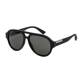 Gucci Zonnebrillen - Heren - Accessoires - Zwart - Maat: 55 MM