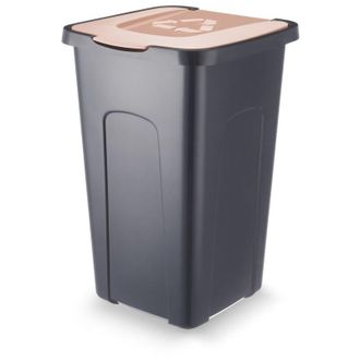 OEM Contenedor De Residuos Clasificados Marr&oacute;n 50l - Capacidad Marr&oacute;n