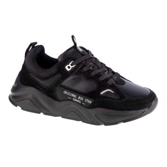 Bigstar Dames/Dames Kunstleren Trainers (Zwart)