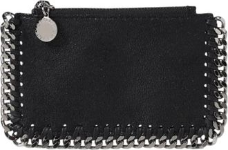 Stella McCartney Black Falabella Zipped Cardholder