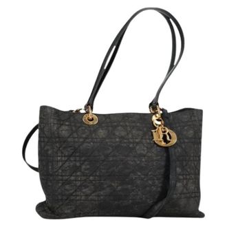 Dior Pre-owned Shoulder Bags, female, Black, Size: ONE SIZE Pre-owned Vintage Tote Bag