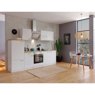 Respekta Cucina Blocco Cucina Blocco Cucina Cucina componibile Bianco Malia 270 cm Respecta