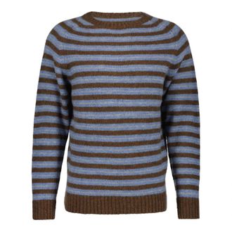 Mos Mosh Gestreifter Strickpullover Carlos - Heren - Ronde hals truien - Veelkleurig - 2XL - Truien & Vesten