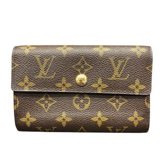 Louis Vuitton Monogram Brown Pvc Wallet (Tri-Fold) (Pre-Owned)