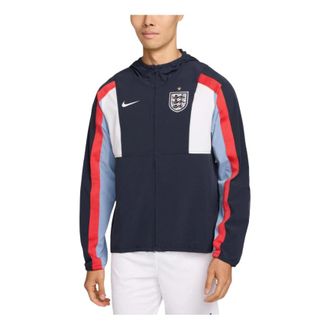 Nike England Energy Dri-FIT Woven Jacket Obsidian Work Blue Speed Red IH1874-451
