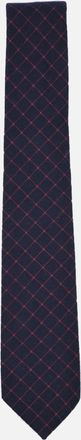 Curated Basics Mens Window Pane Tie In Navy