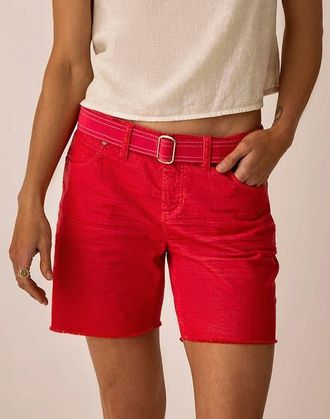 Carve Designs Oahu 6 Corduroy Short in Watermelon at Nordstrom, Size 10