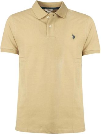 U.S.Polo Association U.s. Polo Assn., Heren, Tops, Beige, Maat: XL Katoen