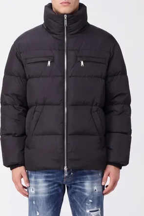 Dsquared2 Piumino in nylon trapuntato e imbottito con collo alto
